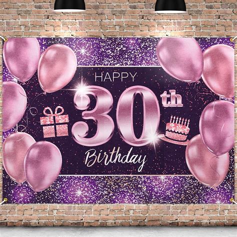 happy 30th birthday banner